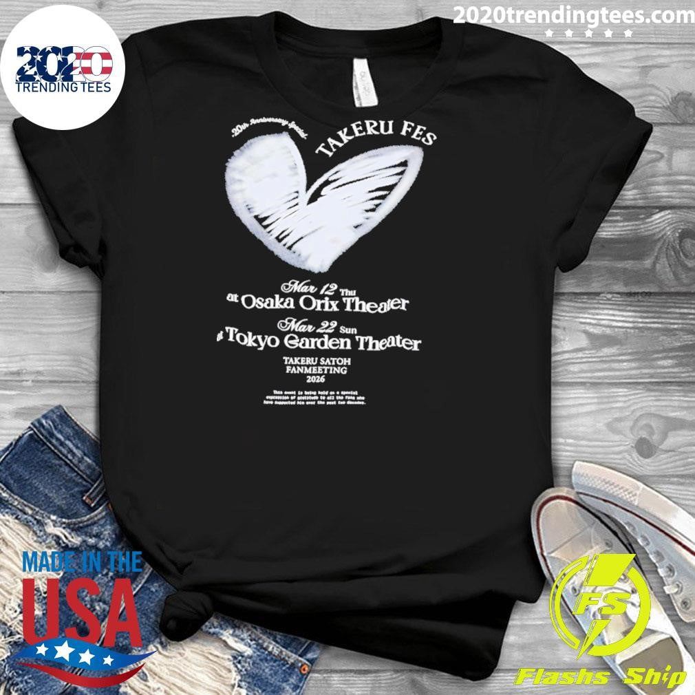 Takeru Fes 20th Anniversary Special Shirt