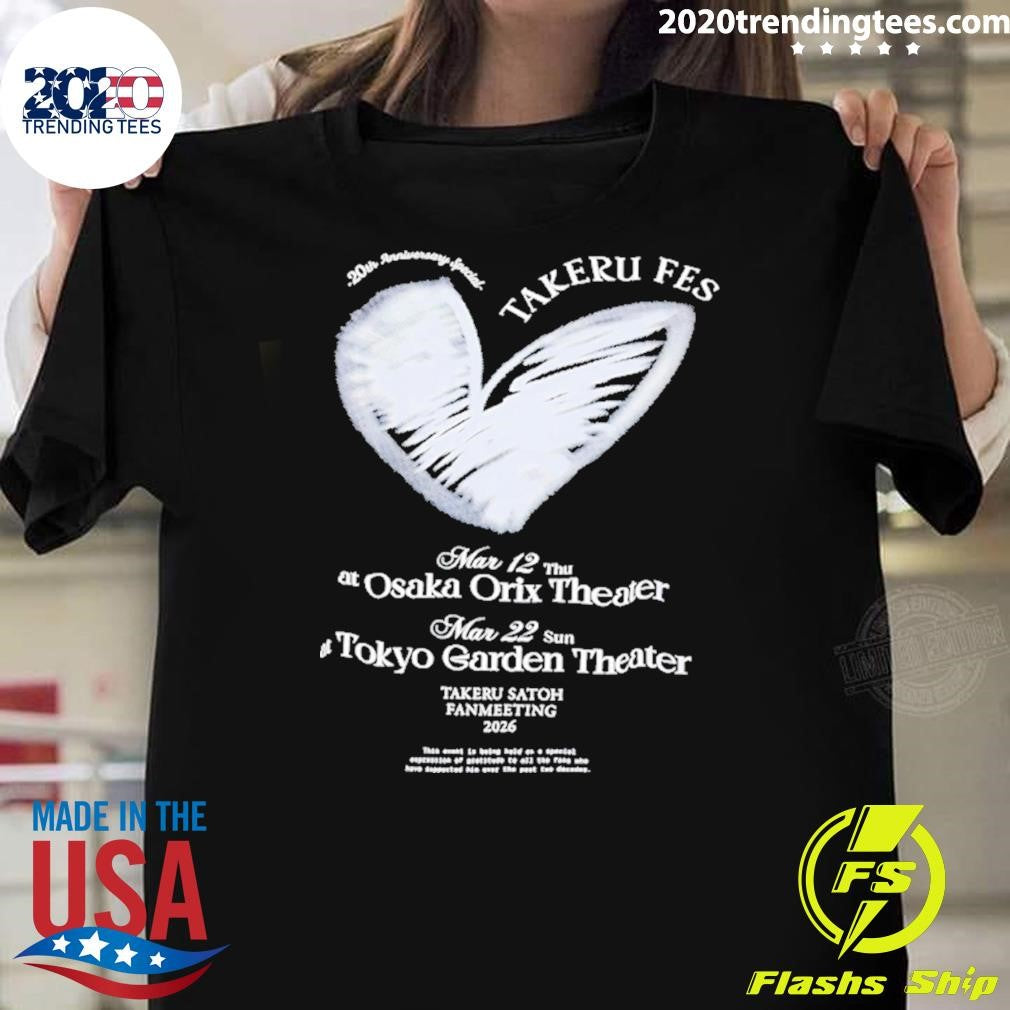 Takeru Fes 20th Anniversary Special Shirt