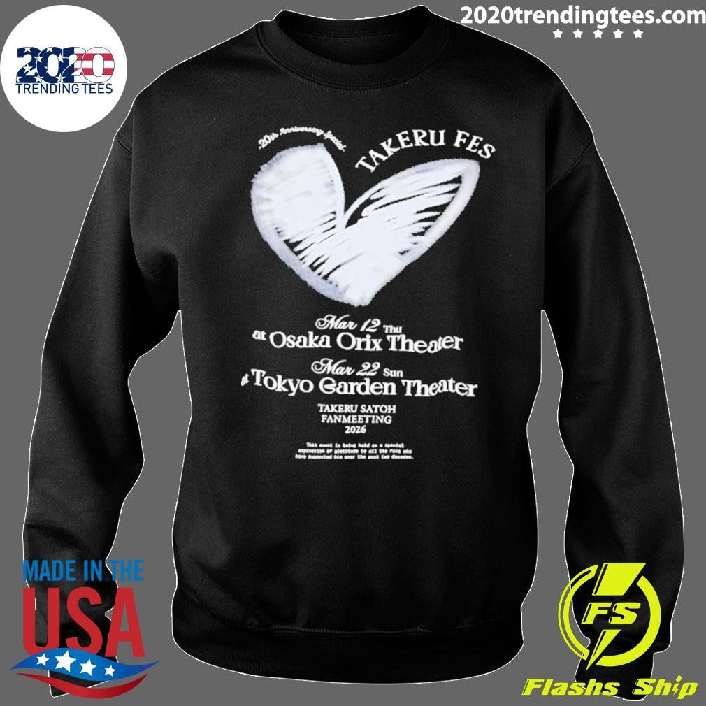 Takeru Fes 20th Anniversary Special Shirt