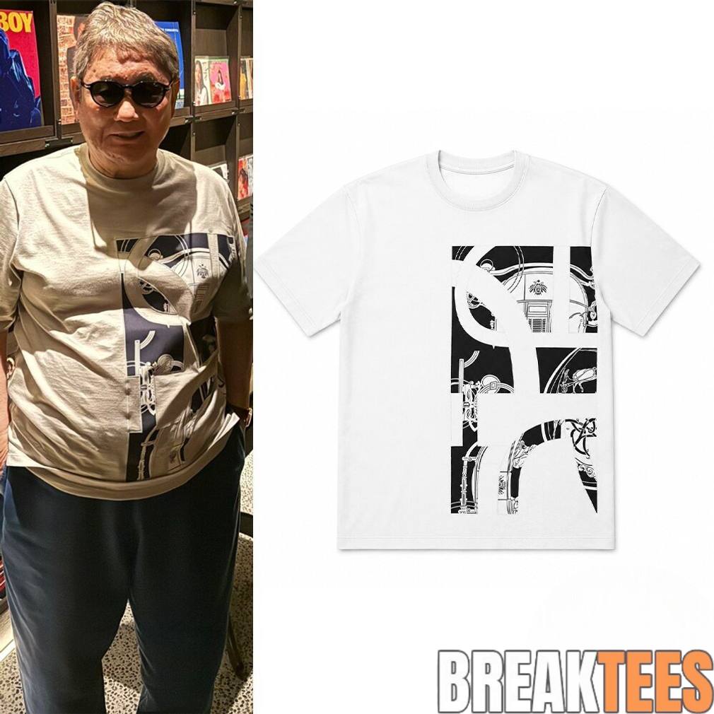 Takeshi Kitano The Weeknd Ex-Libris Shirt