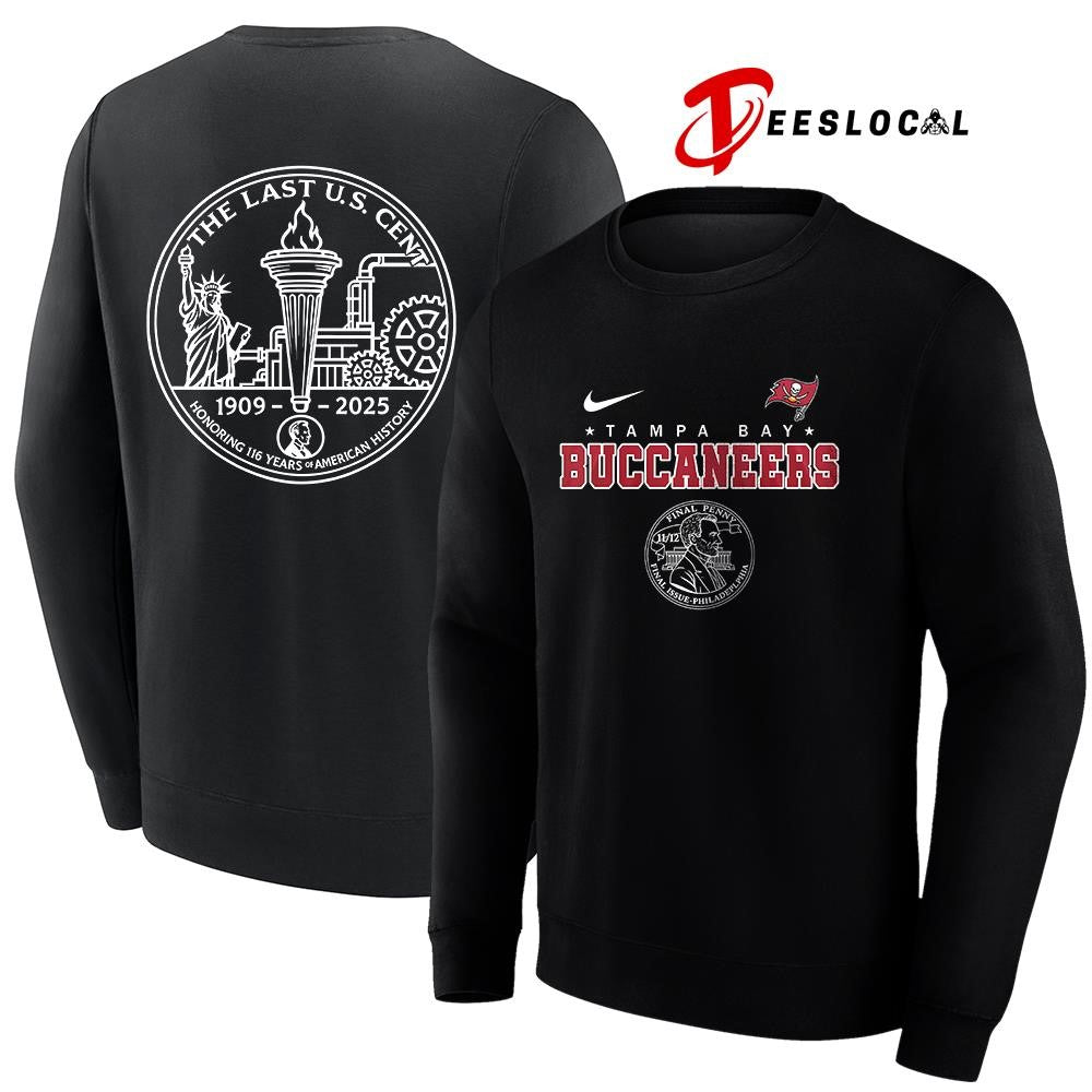 Tampa Bay Buccaneers the last US cent honoring 116 years of America history shirt