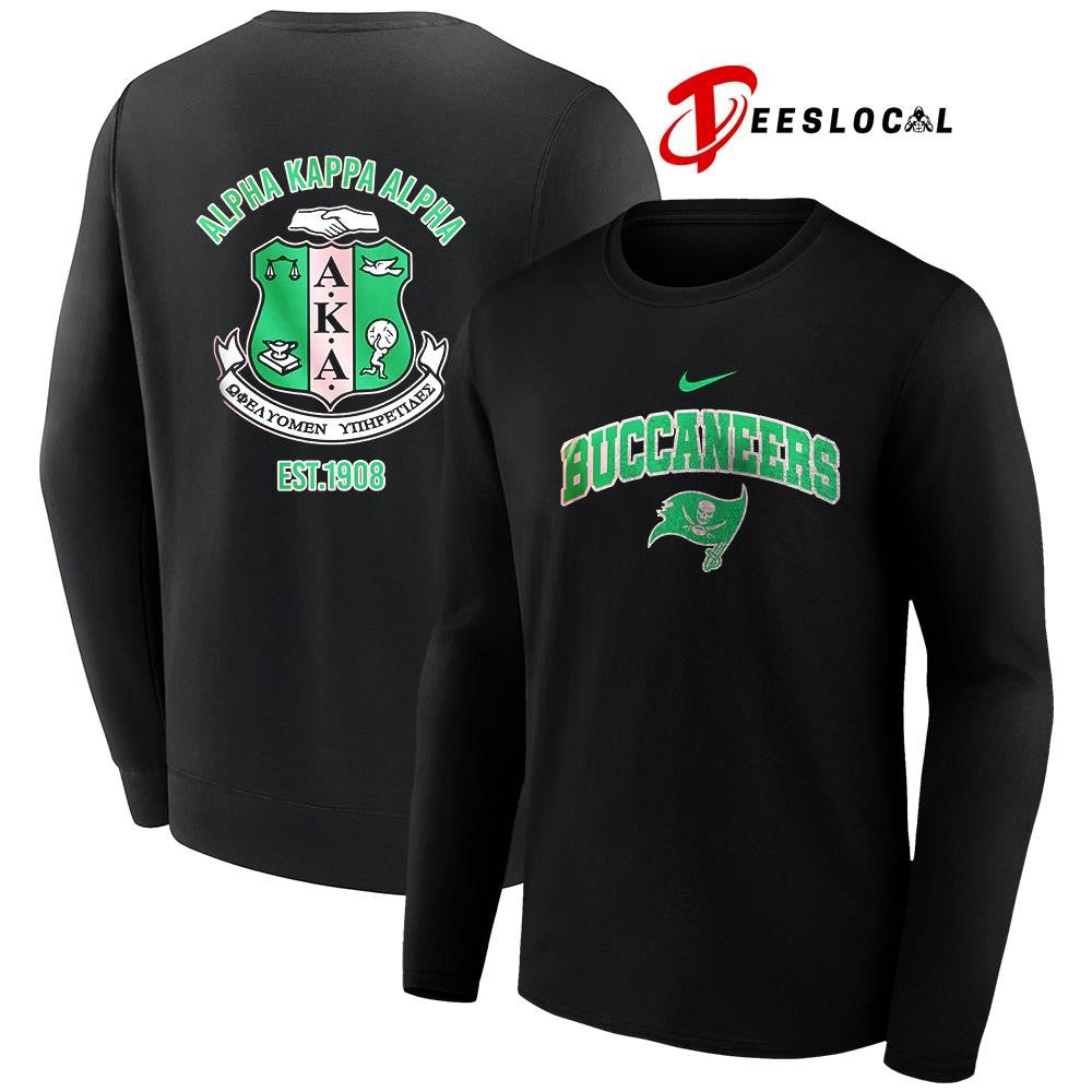 Tampa Bay Buccaneers x Alpha Kappa Alpha logo shirt