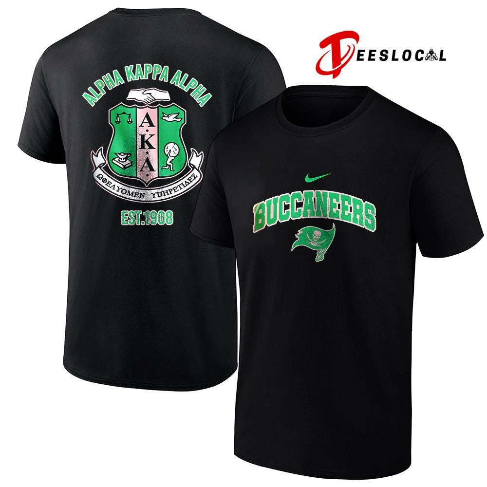 Tampa Bay Buccaneers x Alpha Kappa Alpha logo shirt