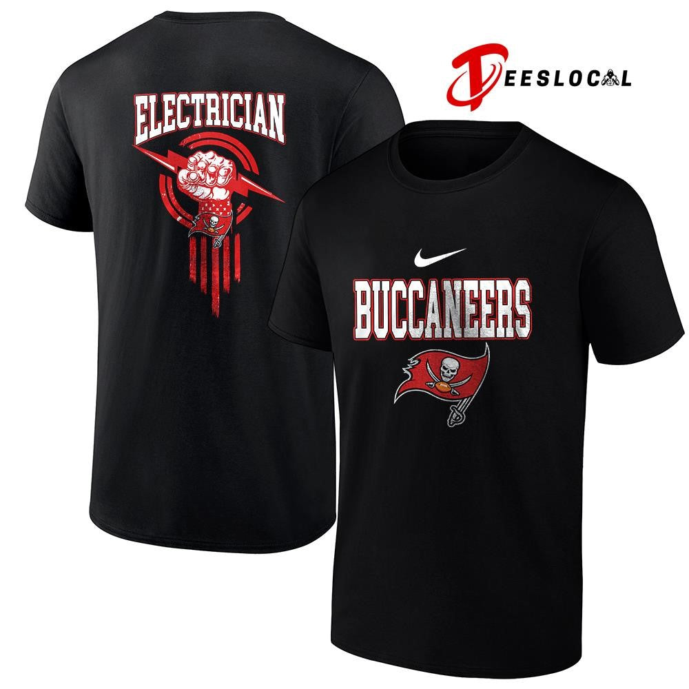 Tampa Bay Buccaneers x Electrician logo shirt