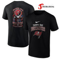 Tampa Bay Buccaneers x Grateful Dead steal your face peace love logo shirt