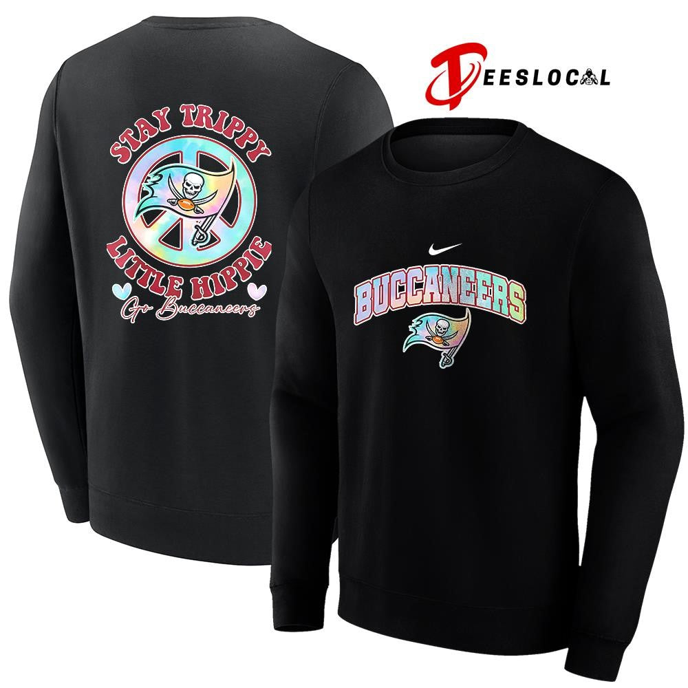Tampa Bay Buccaneers x stay trippy little Hippie logo shirt