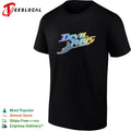 Tampa Bay Devil Rays holographic rainbow stingray logo shirt