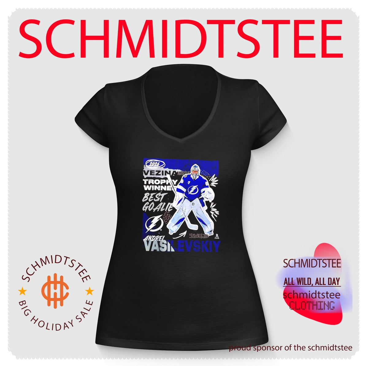 Tampa Bay Lightning Andrei Vasilevskiy 2026 Vezina Trophy Winner shirt