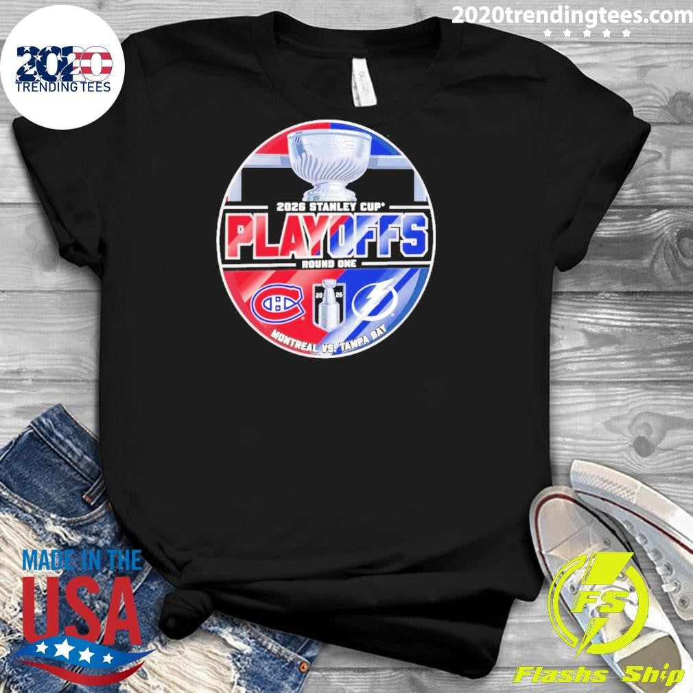 Tampa Bay Lightning Vs Montreal Canadiens 2026 Stanley Cup Playoffs Round 1 Shirt