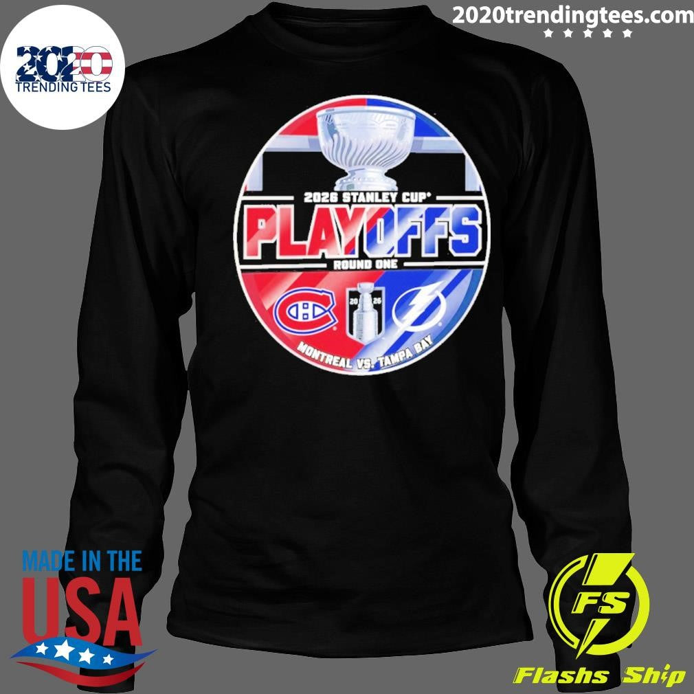 Tampa Bay Lightning Vs Montreal Canadiens 2026 Stanley Cup Playoffs Round 1 Shirt