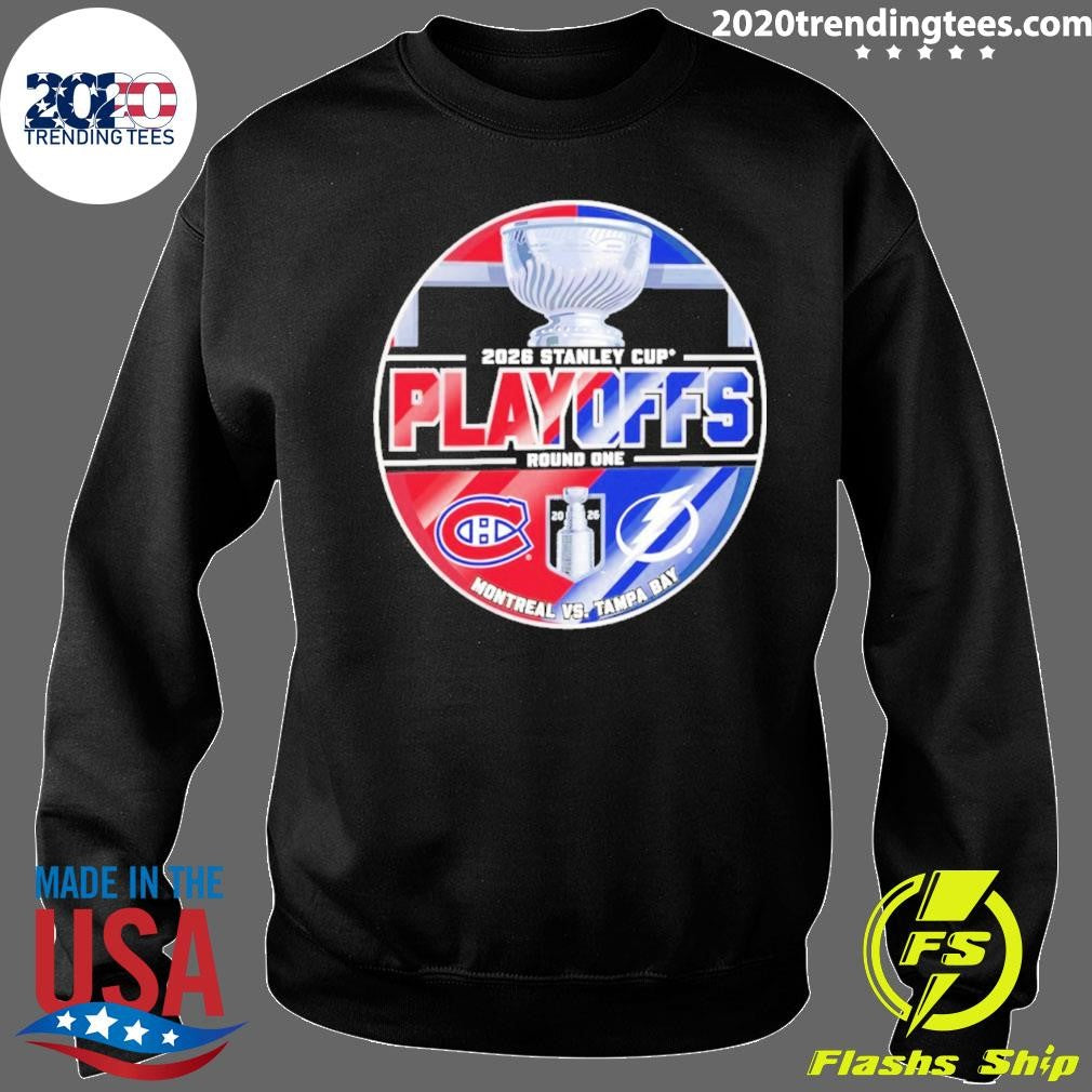 Tampa Bay Lightning Vs Montreal Canadiens 2026 Stanley Cup Playoffs Round 1 Shirt