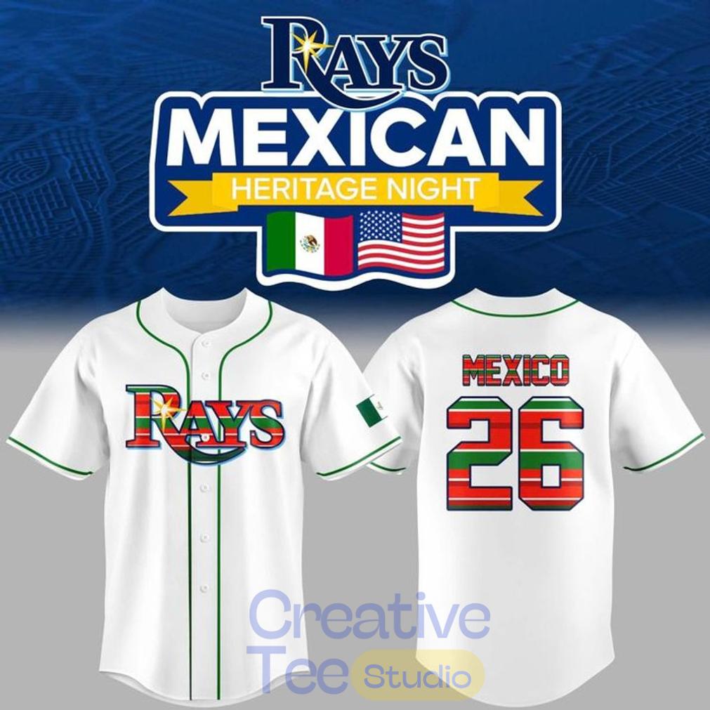 Tampa Bay Rays 2026 Mexican Heritage Special Baseball Jersey