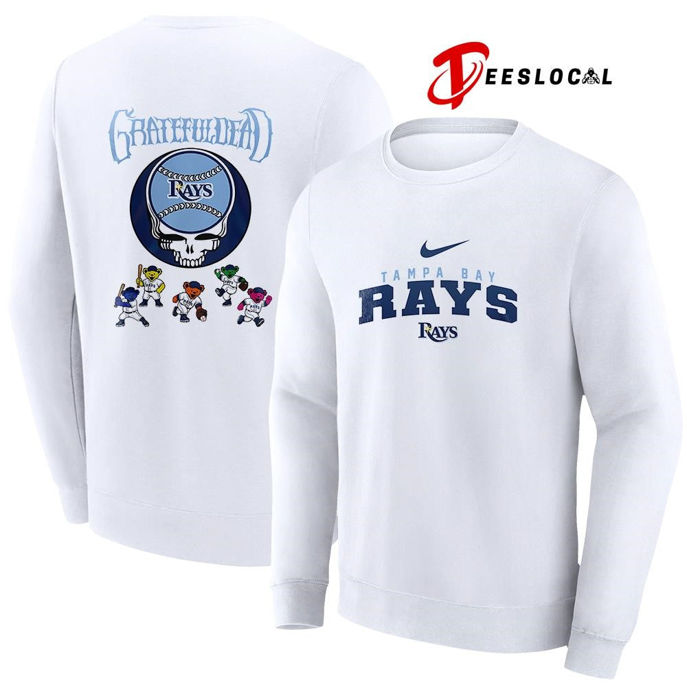 Tampa Bay Rays x Grateful Dead bear mascot shirt