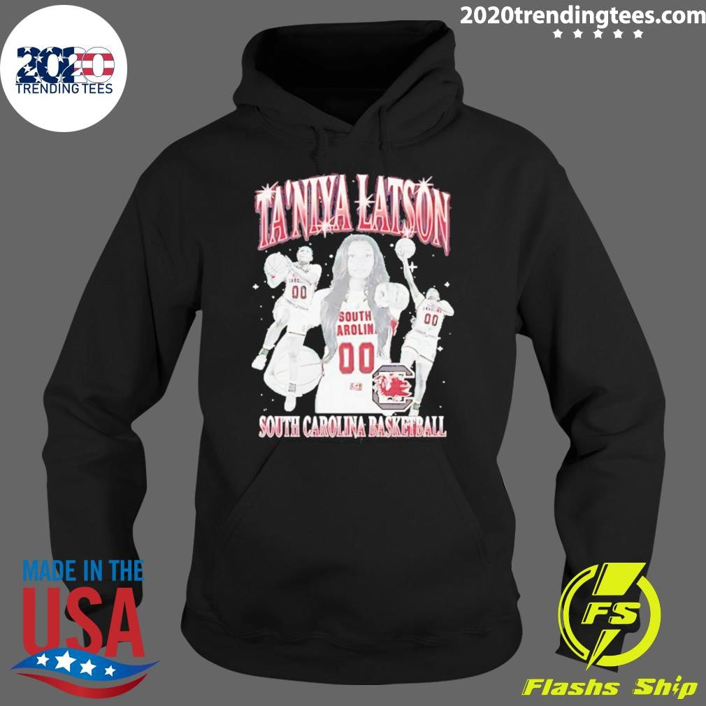Ta’niya Latson South Carolina Gamecocks Basketball Illustrated Shirt