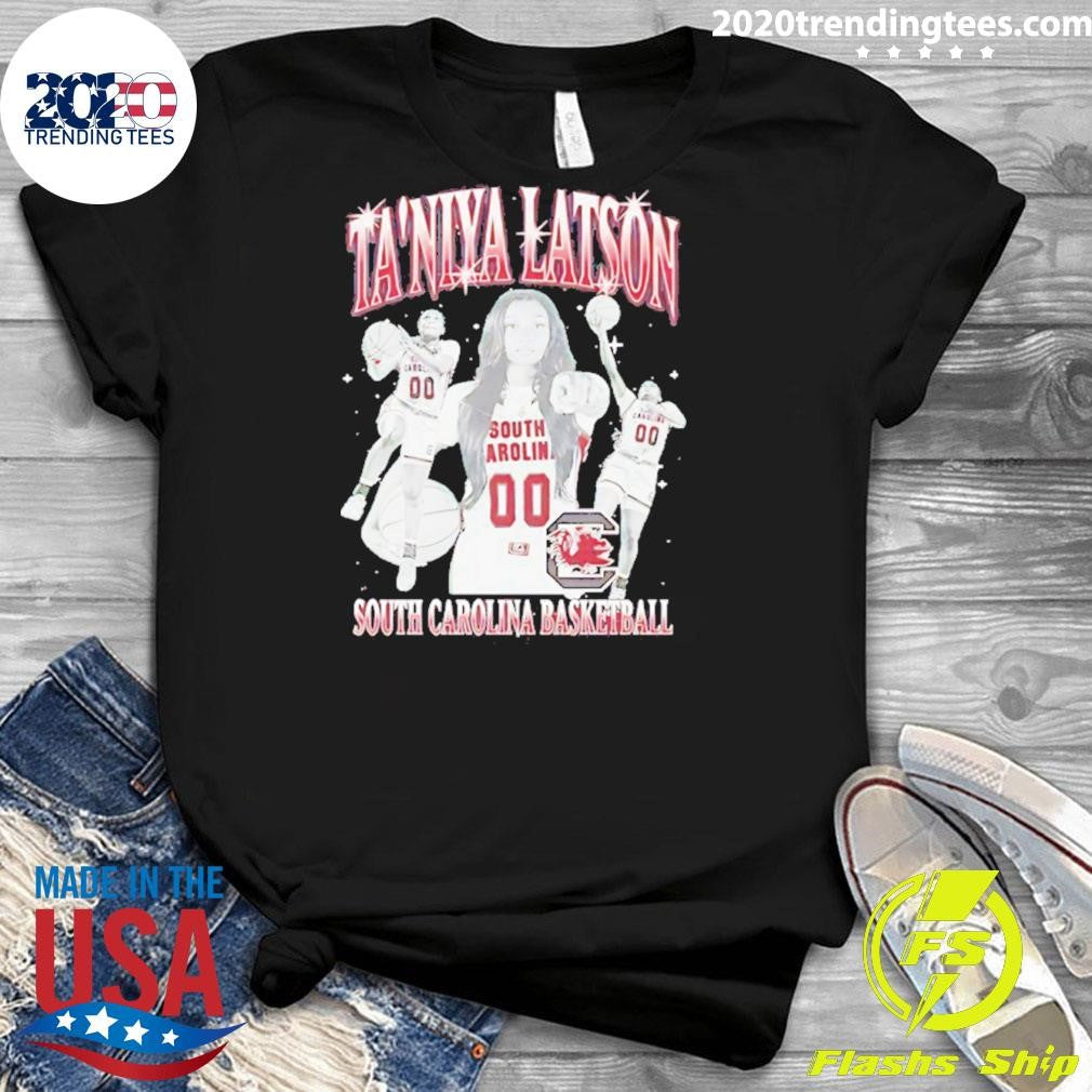 Ta’niya Latson South Carolina Gamecocks Basketball Illustrated Shirt