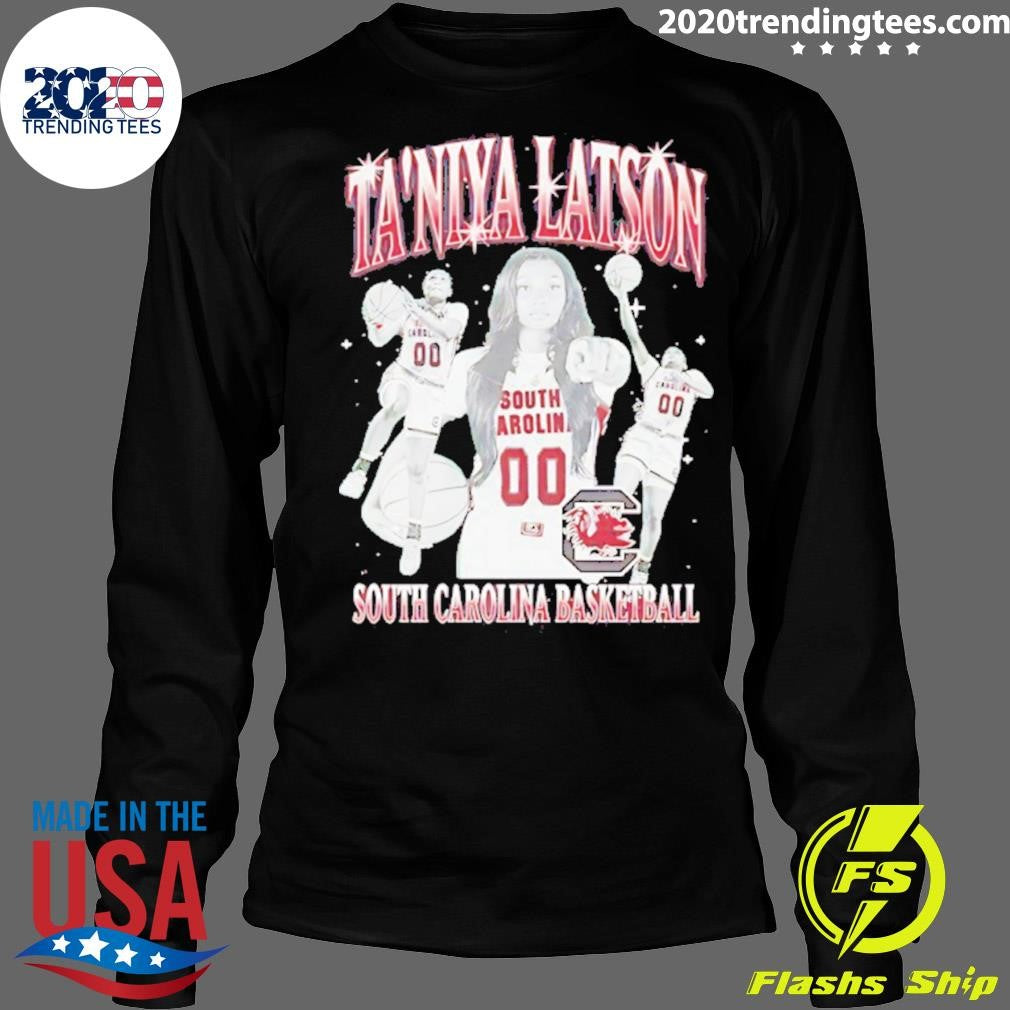 Ta’niya Latson South Carolina Gamecocks Basketball Illustrated Shirt