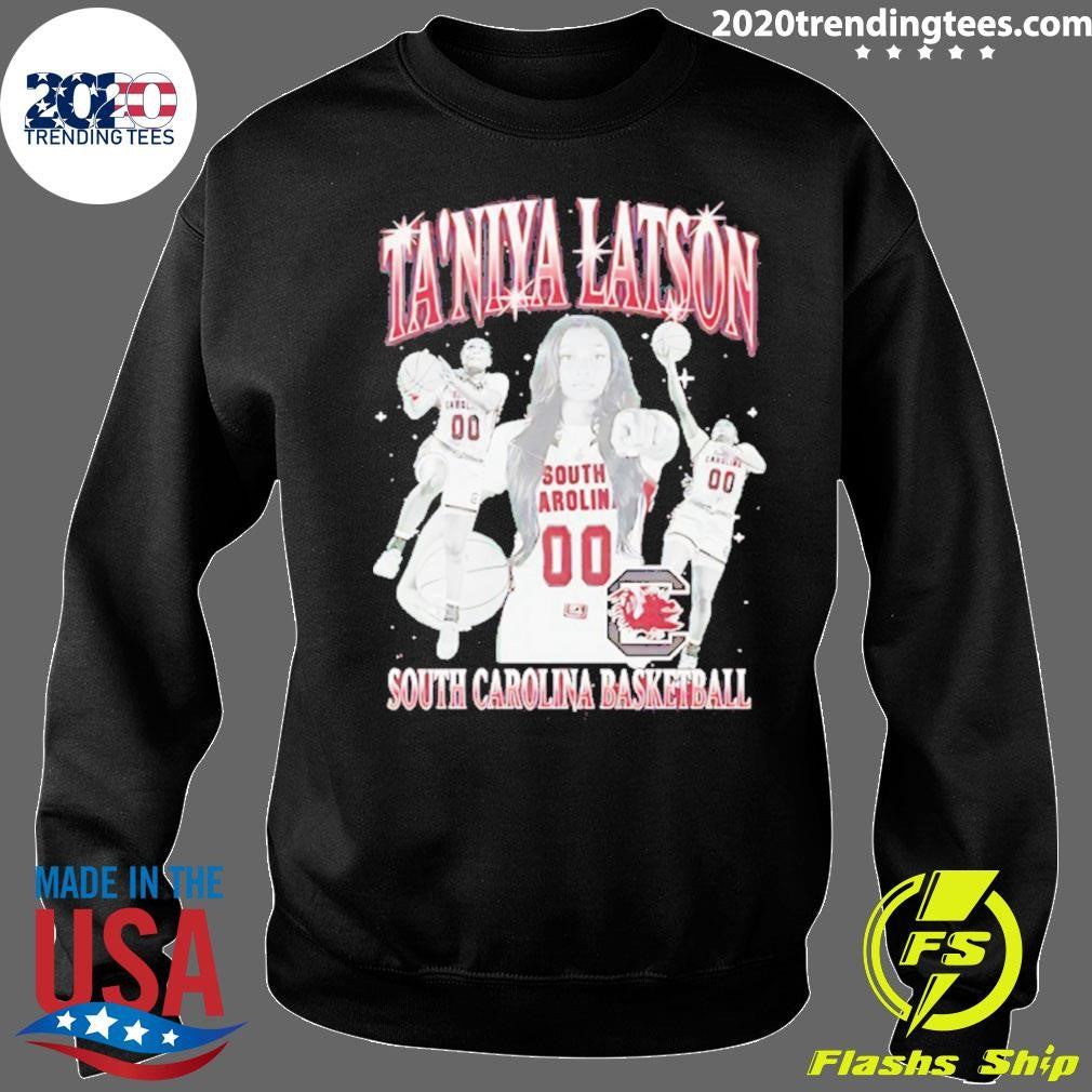 Ta’niya Latson South Carolina Gamecocks Basketball Illustrated Shirt