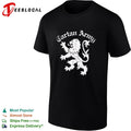 Tartan Army Scotland lion crest badge shirt