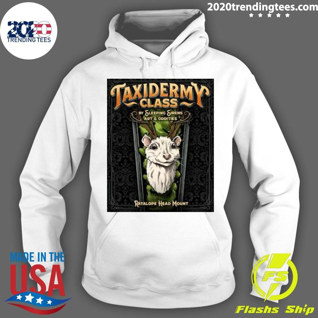 Taxidermy Class By Sleeping Sirens Art & Oddities Ratalope Head Mount Shirt