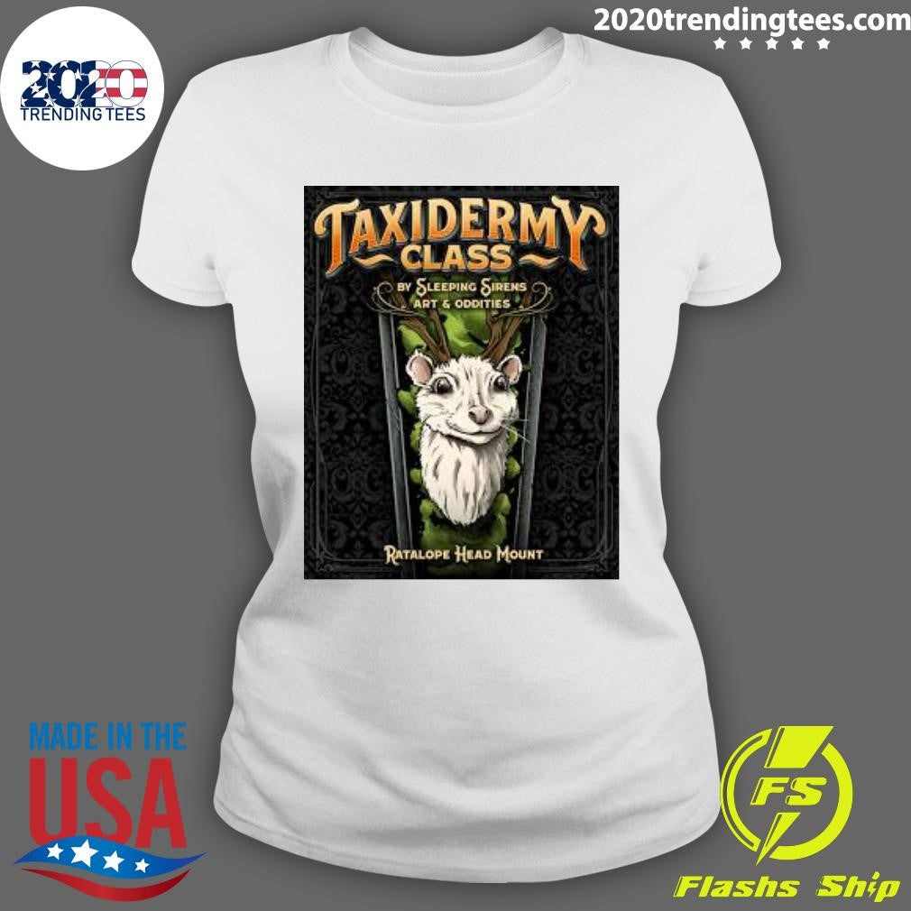 Taxidermy Class By Sleeping Sirens Art & Oddities Ratalope Head Mount Shirt