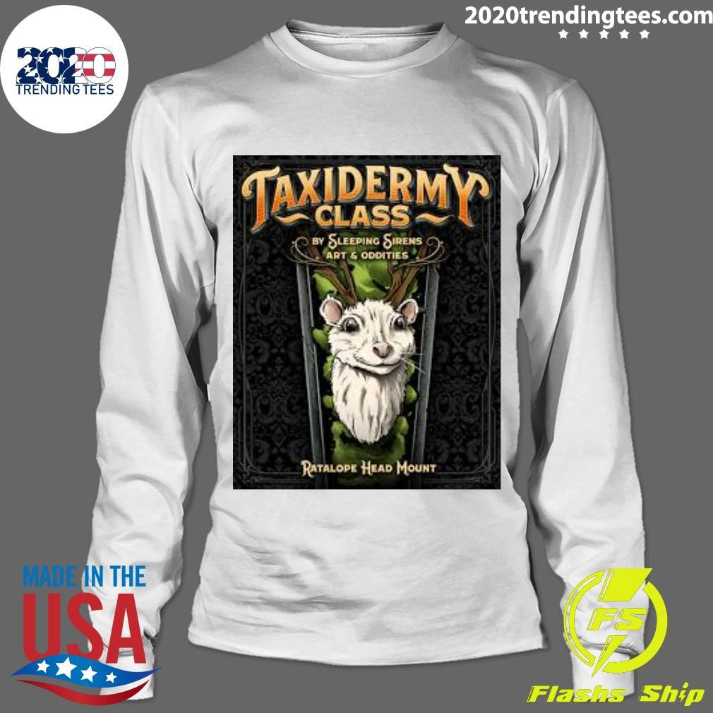 Taxidermy Class By Sleeping Sirens Art & Oddities Ratalope Head Mount Shirt
