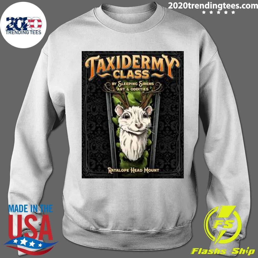Taxidermy Class By Sleeping Sirens Art & Oddities Ratalope Head Mount Shirt