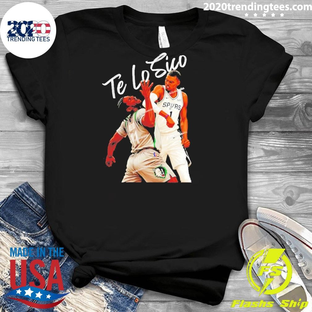Te Lo Sico Wemby Elbow Reid San San Antonio Spurs Basketball Funny Shirt