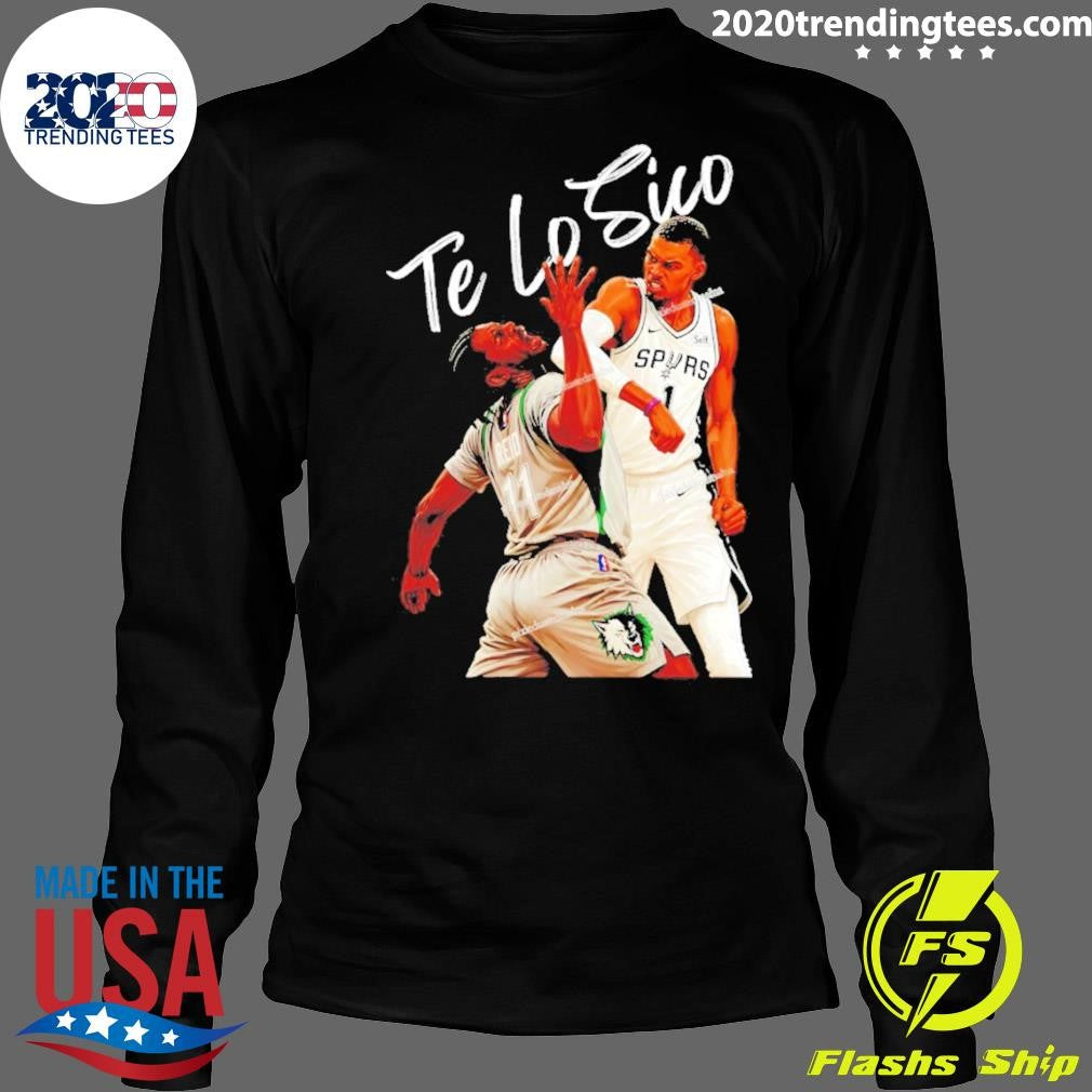 Te Lo Sico Wemby Elbow Reid San San Antonio Spurs Basketball Funny Shirt