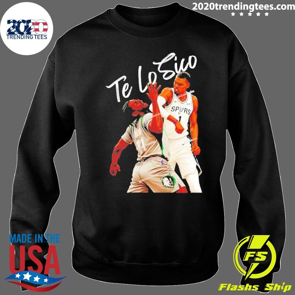 Te Lo Sico Wemby Elbow Reid San San Antonio Spurs Basketball Funny Shirt
