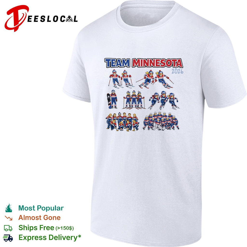 Team Minnesota 2026 USA Winter Olympic Sports shirt