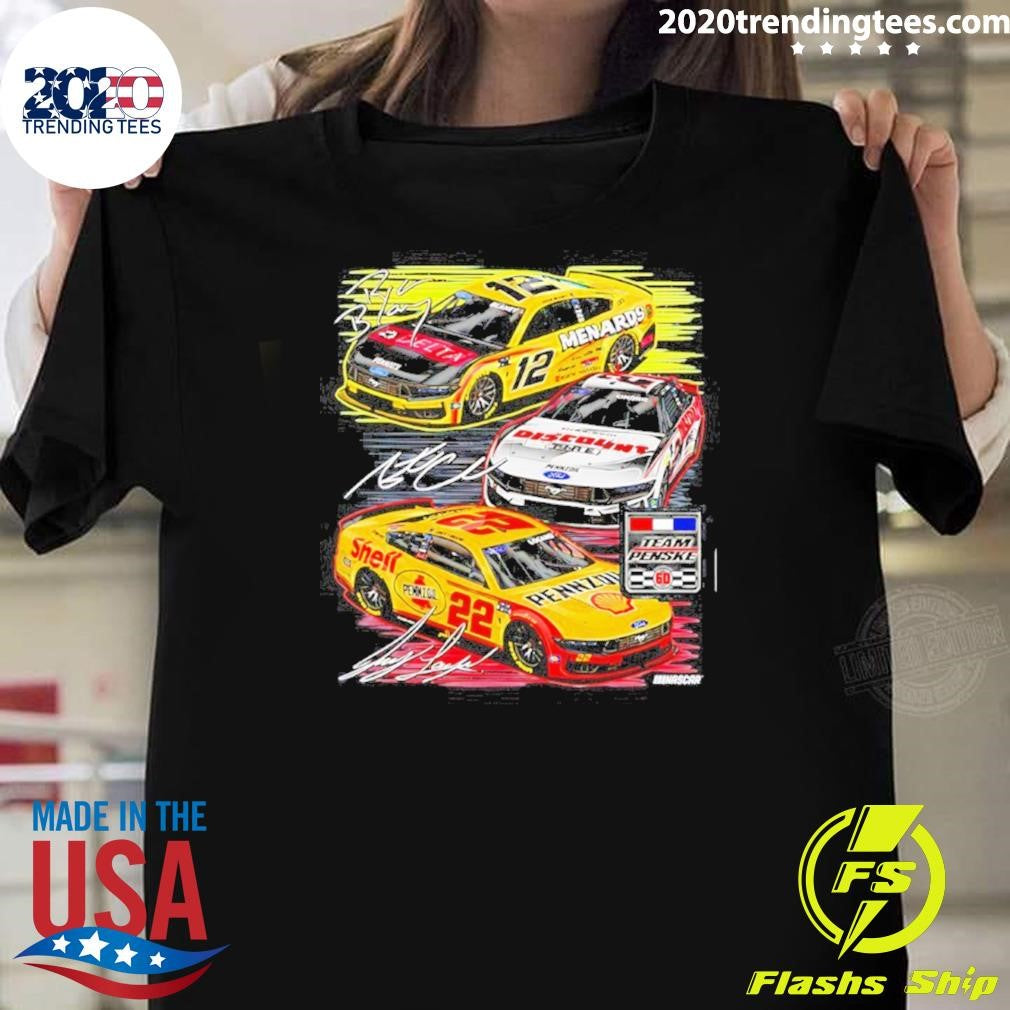 Team Penske Three-Car Team Signatures Shirt