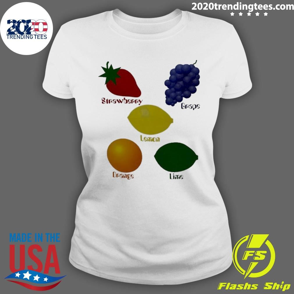 Team Starburst Strawberry Grape Orange Lemon Lime Shirt
