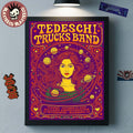 Tedeschi Trucks Band Richmond Virginia 2025 Venue Poster At Allianz Amphitheater At Riverfront On October 21 2025 Home Decor Poster Canvas