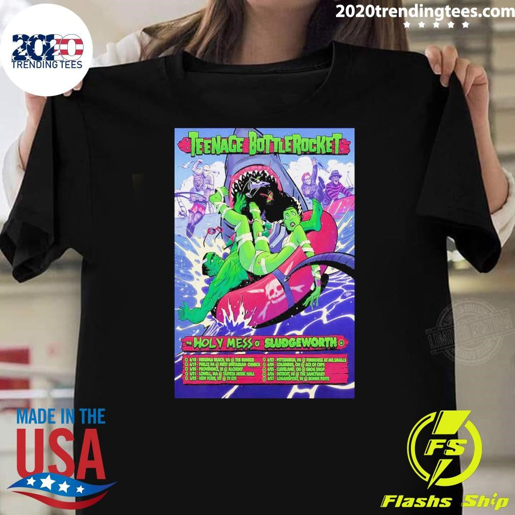 Teenage Bottlerocket The Holy Mess Sludgeworth 2026 Spring Shows Shirt