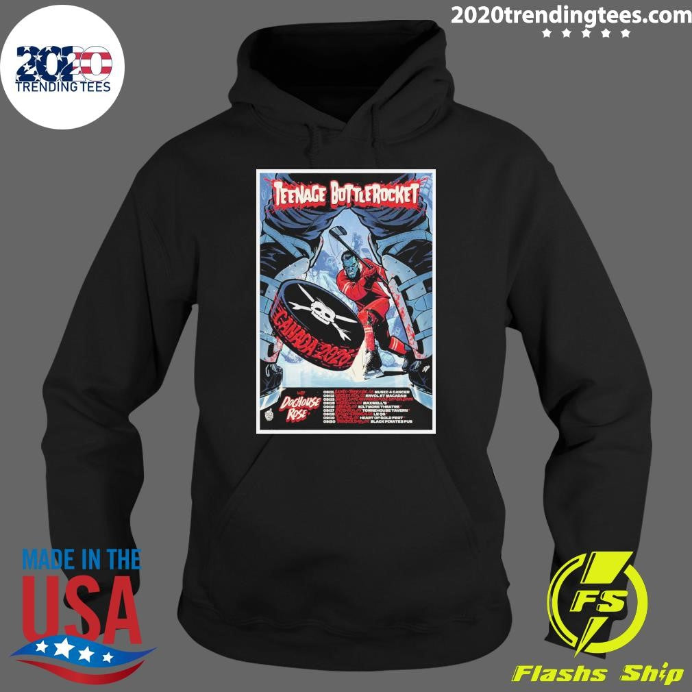 Teenage Bottlerocket With Doghouse Rose 2026 Canada Tour Shirt