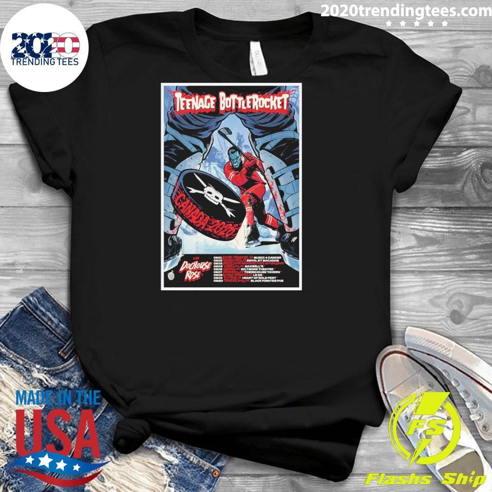 Teenage Bottlerocket With Doghouse Rose 2026 Canada Tour Shirt