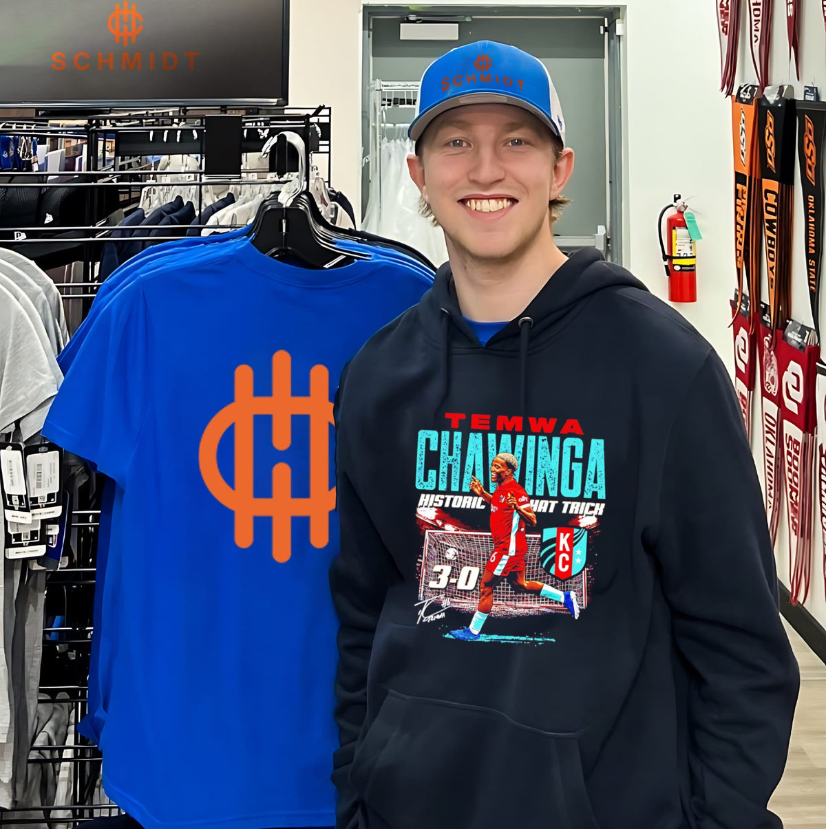 Temwa Chawinga Kansas City Current 2026 History Hat Trick shirt