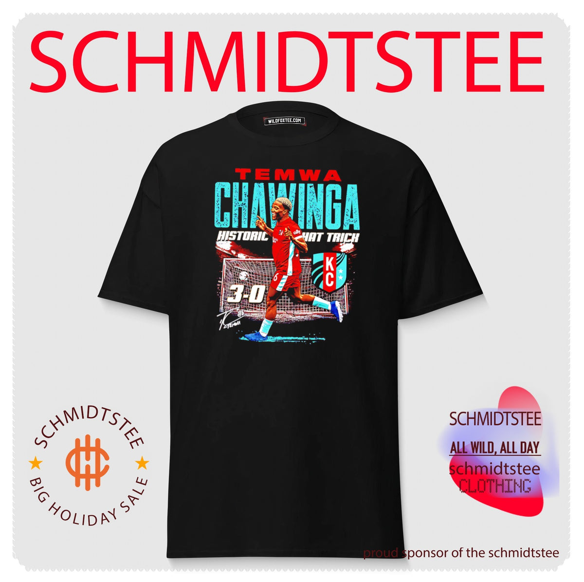 Temwa Chawinga Kansas City Current 2026 History Hat Trick shirt