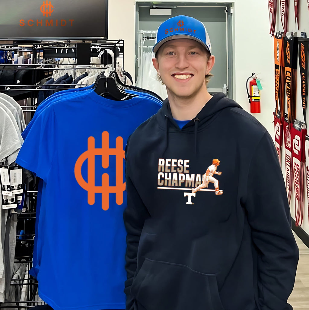 Tennessee Reese Chapman running pose shirt