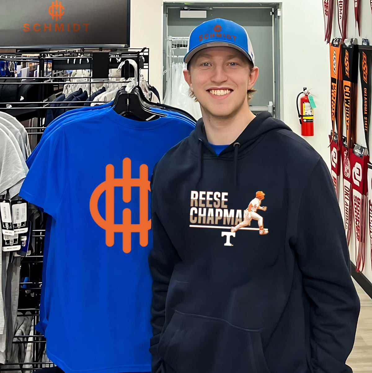 Tennessee Reese Chapman running pose shirt