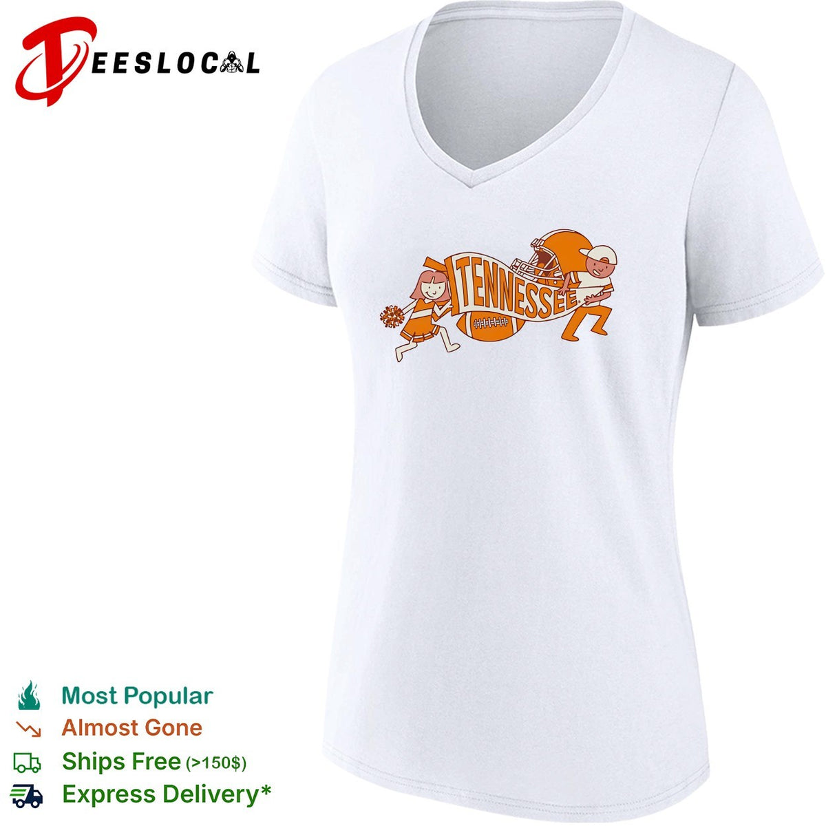 Tennessee football cheerleader shirt