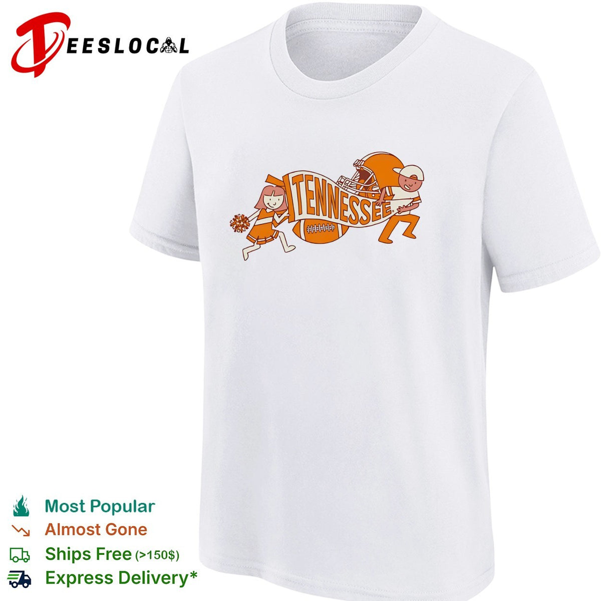 Tennessee football cheerleader shirt