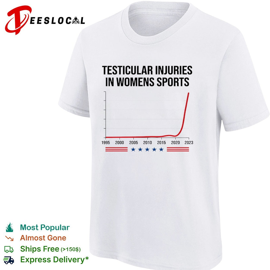 Testicular injuries in sports chart shirt
