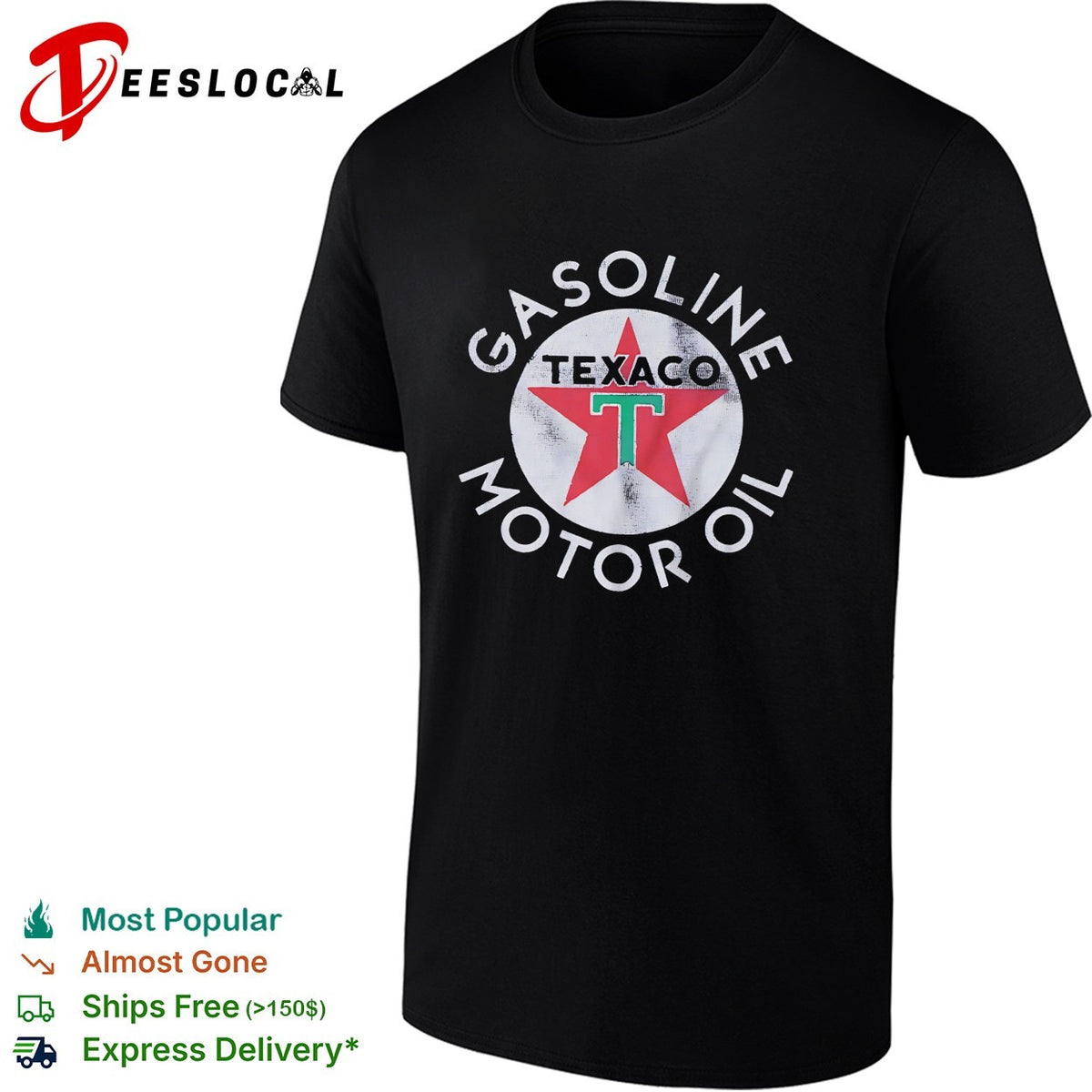 Texaco gasoline motor oil logo classic brand retro automotive branding shirt