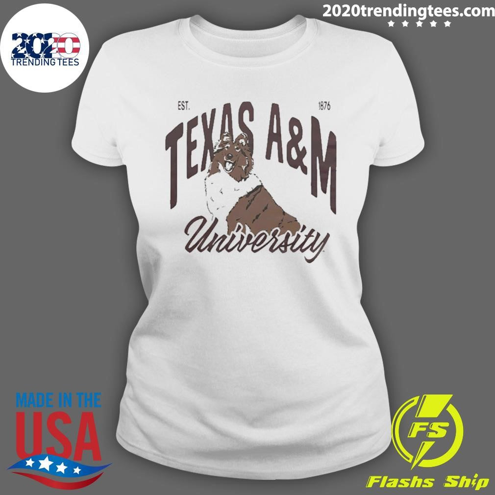 Texas A&m Sheltie Est 1876 Vintage Shirt