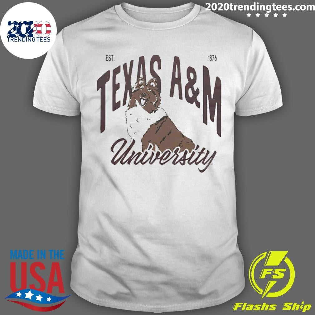 Texas A&m Sheltie Est 1876 Vintage Shirt