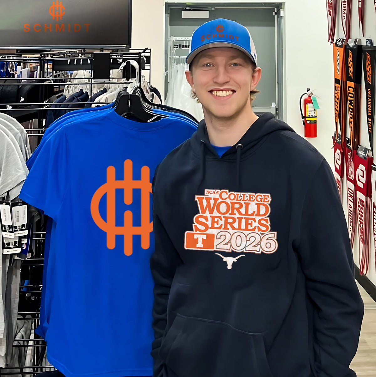 Texas Baseball 2026 College World Series logo shirt