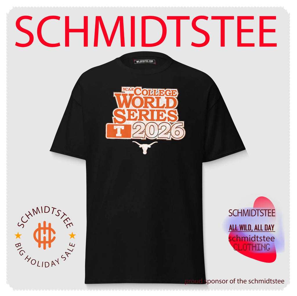 Texas Baseball 2026 College World Series logo shirt