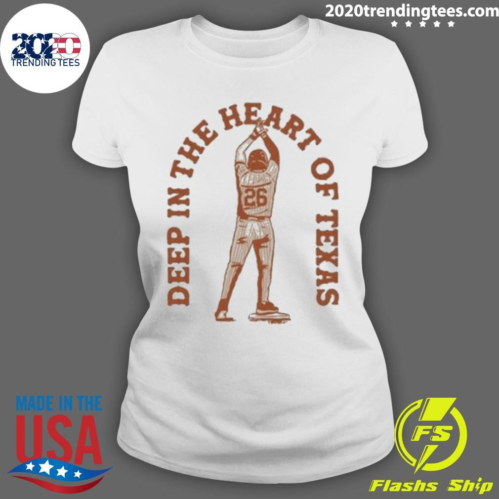 Texas Baseball Player Shirt
