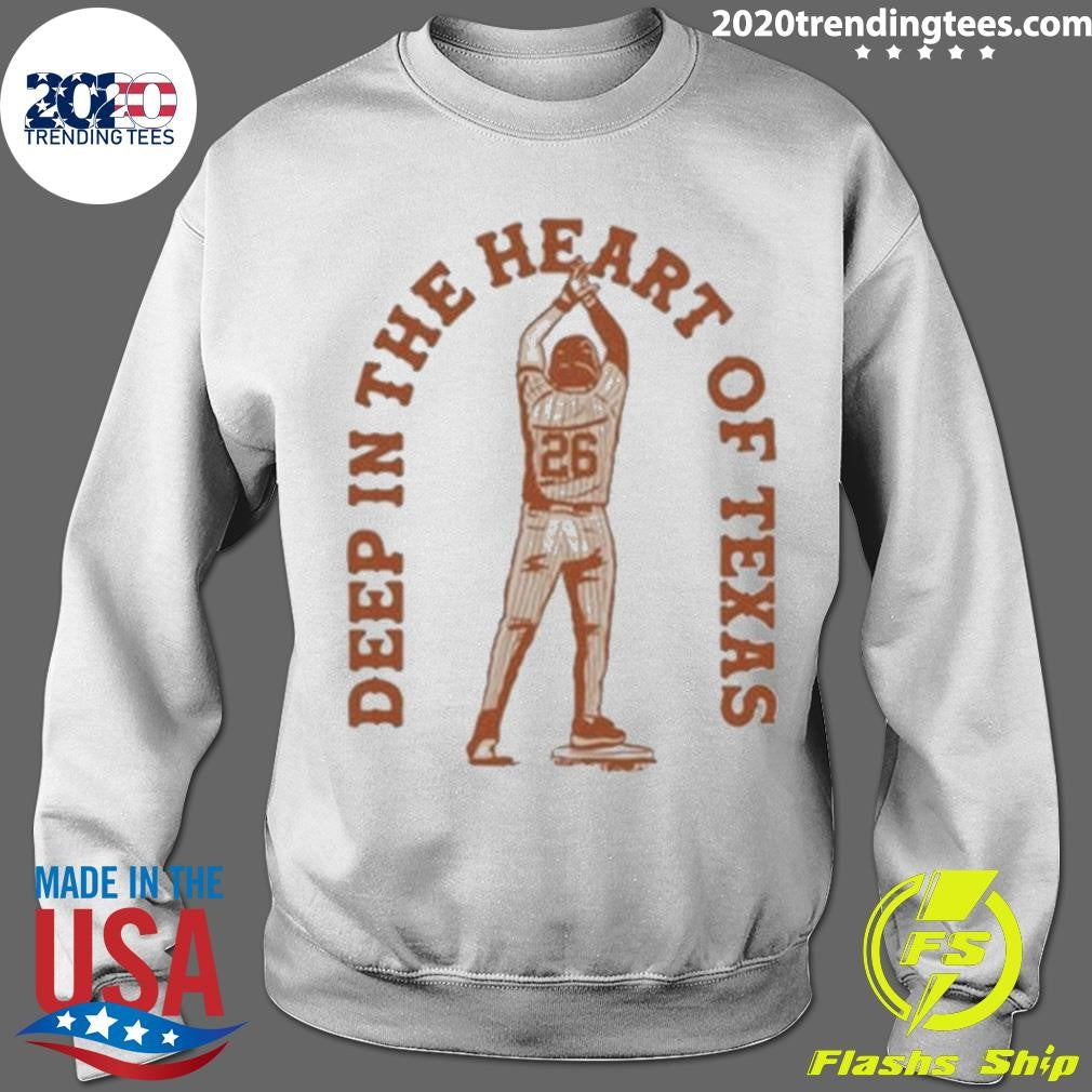 Texas Baseball Player Shirt